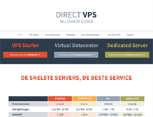 Tablet Screenshot of directvps.nl